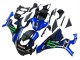 Carenado Moto Yamaha YZF 1000 R1 2015-2019 - Azul Negro Mate Verde Monstruo ENEOS