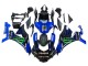 Carenado Moto Yamaha YZF 1000 R1 2015-2019 - Azul Negro Mate Verde Monstruo ENEOS