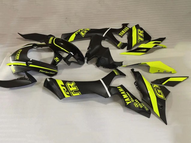 Carenado Moto Yamaha YZF 1000 R1 2020-2025 - Negro Brillante Fluorescent Amarillo