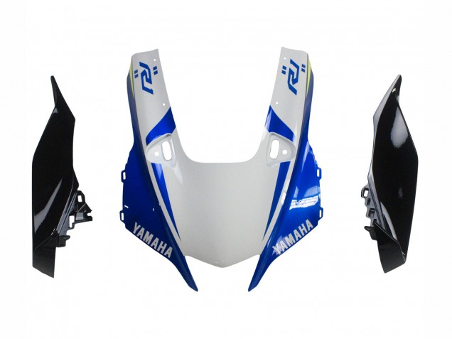 Carenado Moto Yamaha YZF 1000 R1 2020-2025 - Blanco Azul Neon Amarillo Negro Brillante