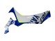 Carenado Moto Yamaha YZF 1000 R1 2020-2025 - Blanco Azul Neon Amarillo Negro Brillante