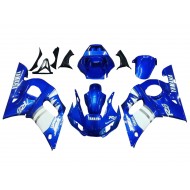 Carenado Moto Yamaha YZF 600 R6 1998-2002 - Azul Blanco