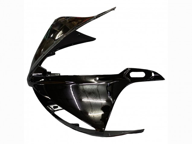 Carenado Moto Yamaha YZF R6 2003-2004 - Negro Brillante Blanco Calcomanías
