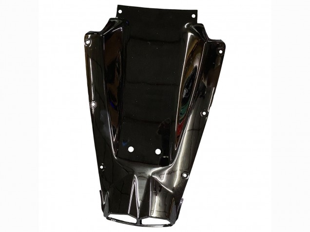 Carenado Moto Yamaha YZF R6S 2006-2009 - Negro Brillante Blanco Calcomanías