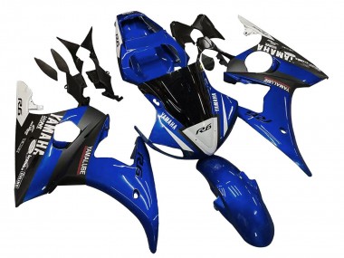 Carenado Moto Yamaha YZF R6S 2006-2009 - Azul Blanco Negro Brillante Yamalube