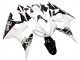 Carenados Moto Yamaha YZF R6 2003-2004 - Blanco Negro Brillante