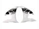 Carenados Moto Yamaha YZF R6 2003-2004 - Blanco Negro Brillante