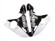 Carenados Moto Yamaha YZF R6 2003-2004 - Blanco Negro Brillante