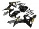 Carenado Moto Yamaha YZF R6S 2006-2009 - Negro Brillante Oro Calcomanías