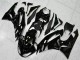 Carenado Moto Kawasaki ZX6R 2009-2012 - Negro Brillante Blanco Ninja