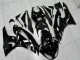 Carenado Moto Kawasaki ZX6R 2009-2012 - Negro Brillante Blanco Ninja