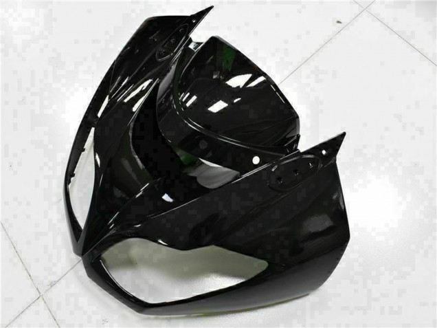 Carenado Moto Kawasaki ZX6R 2009-2012 - Negro Brillante Blanco Ninja