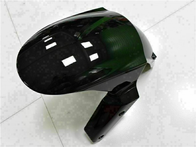 Carenado Moto Kawasaki ZX6R 2009-2012 - Negro Brillante Blanco Ninja