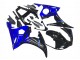 Carenados Moto Yamaha YZF R6 2003-2004 - Azul Negro Brillante