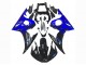 Carenados Moto Yamaha YZF R6 2003-2004 - Azul Negro Brillante