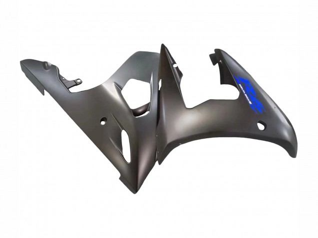 Carenado Moto Yamaha YZF R6S 2006-2009 - Negro Mate Azul