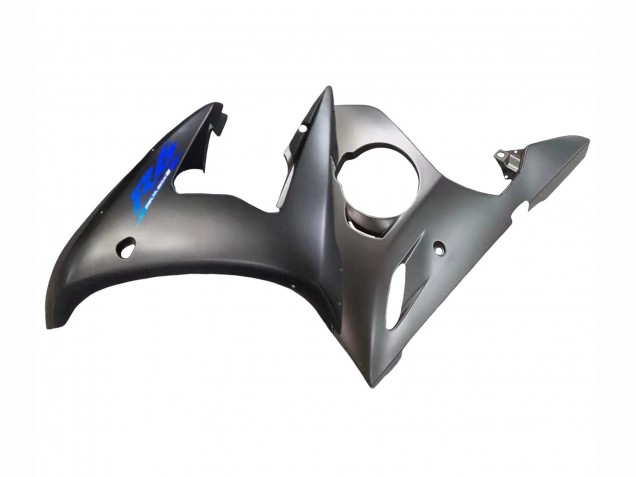 Carenado Moto Yamaha YZF R6S 2006-2009 - Negro Mate Azul