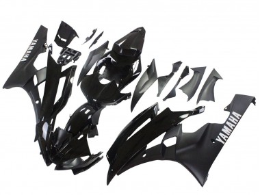 Carenado Moto Yamaha YZF 600 R6 2006-2007 - Negro Brillante Negro Mate