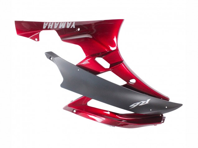 Carenados Moto Yamaha YZF 600 R6 2006-2007 - Rojo Negro Mate