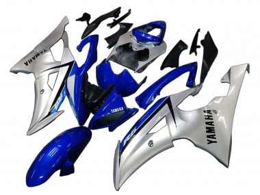 Carenado Moto Yamaha YZF 600 R6 2008-2016 - Plata Azul