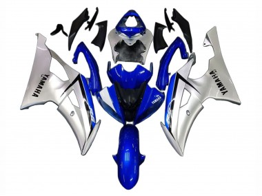 Carenado Moto Yamaha YZF 600 R6 2008-2016 - Plata Azul