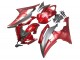 Carenado Moto Yamaha YZF 600 R6 2008-2016 - Rojo Gris
