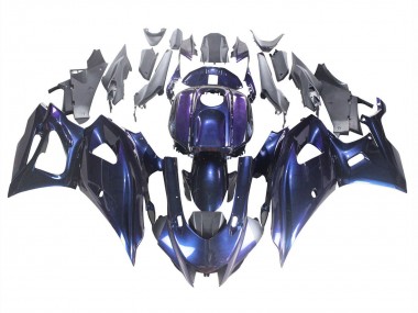 Carenado Moto Yamaha YZF R7 2021-2024 - Gradiente Azul Púrpura