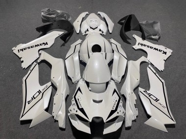 Carenado Moto Kawasaki ZX10R 2021-2025 - Blanco Perla Negro