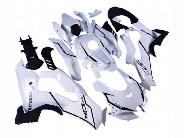 Carenado Moto Kawasaki ZX10R 2021-2025 - Blanco Negro