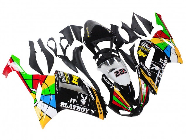 Carenado Moto Kawasaki ZX6R 2007-2008 - Vistoso Playboy 223