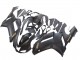 Carenado Moto Kawasaki ZX6R 2007-2008 - Negro Mate Amarillo Logo Ninja