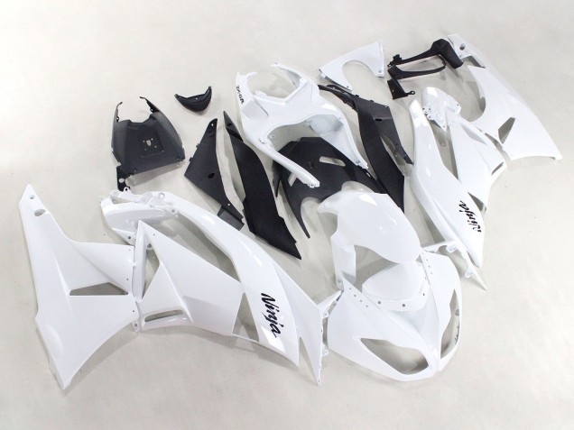 Carenado Moto Kawasaki ZX6R 2009-2012 - Blanco Negro Ninja