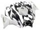 Carenado Moto Kawasaki ZX6R 2019-2022 - Blanco Negro FibraCarbono