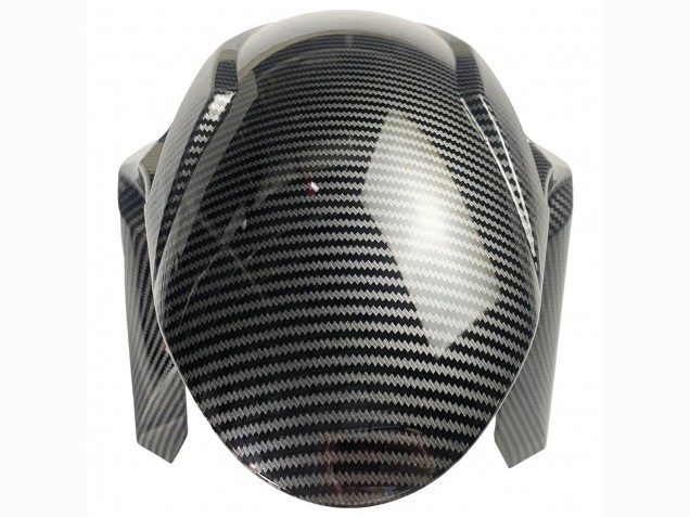 Carenado Moto Kawasaki ZX6R 2019-2022 - Blanco Negro FibraCarbono