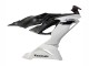 Carenado Moto Kawasaki ZX6R 2019-2022 - Blanco Negro FibraCarbono