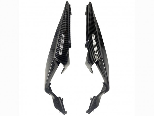 Carenado Moto Kawasaki ZX6R 2019-2022 - Blanco Negro FibraCarbono