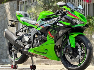 Carenado Moto Kawasaki ZX6R 2019-2022 - Verde Negro Brillante Rojo