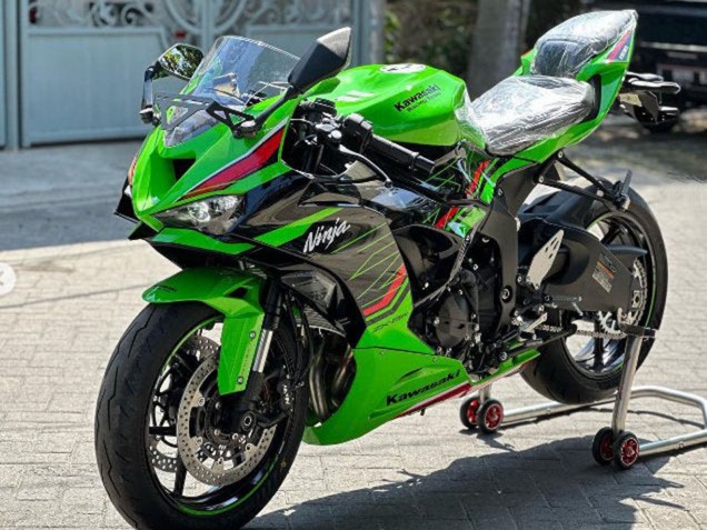Carenado Moto Kawasaki ZX6R 2019-2022 - Verde Negro Brillante Rojo
