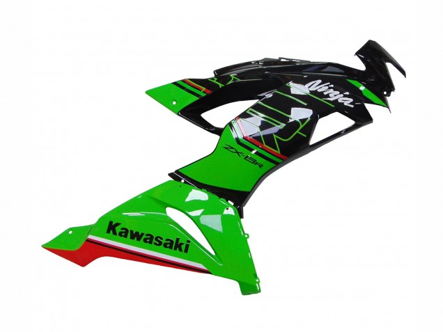 Carenado Moto Kawasaki ZX6R 2019-2022 - Verde Negro Brillante Rojo