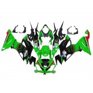 Carenado Moto Kawasaki ZX6R 2019-2022 - Verde Negro Brillante Rojo