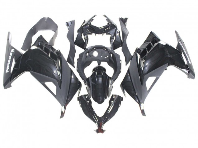 Carenado Moto Kawasaki EX300 2013-2024 - Negro Brillante