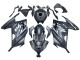 Carenado Moto Kawasaki EX300 2013-2024 - Negro Mate Blanco Elf Nieve