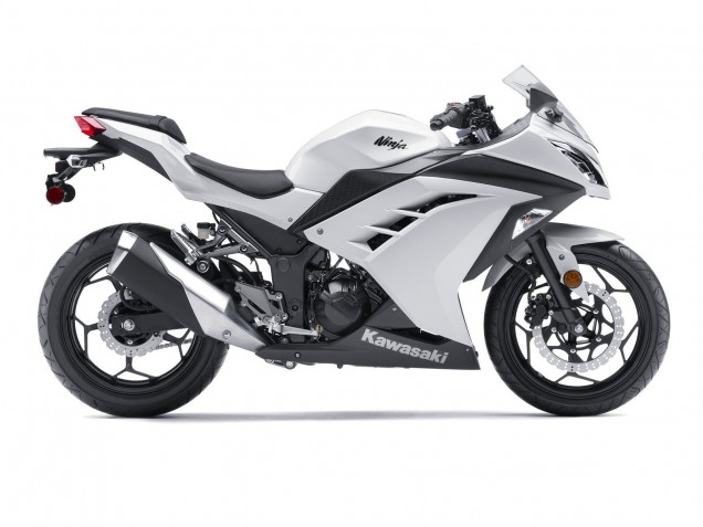 Carenado Moto Kawasaki EX300 2013-2024 - Blanco Negro