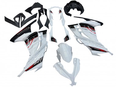 Carenado Moto Kawasaki EX300 2013-2024 - Blanco Rojo Negro