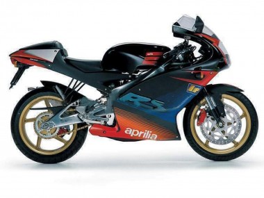 Carenado Moto Aprilia RS125 2000-2005 - Negro Rojo Plata