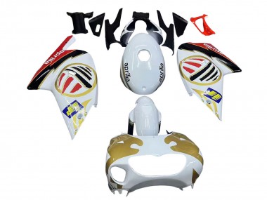 Carenado Moto Aprilia RS125 2000-2005 - Blanco Amarillo Rojo