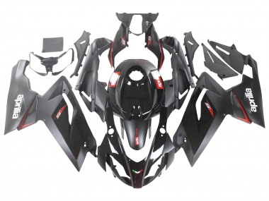 Carenado Moto Aprilia RS125 2006-2011 - Negro Brillante Rojo Blanco Calcomanía