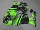 Carenado Moto Kawasaki ZX6R 2009-2012 - Verde Negro Brillante Elf Touch4 Bridgestone