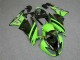Carenado Moto Kawasaki ZX6R 2009-2012 - Verde Negro Brillante Elf Touch4 Bridgestone