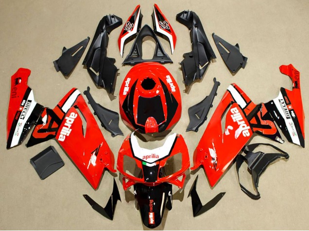 Carenado Moto Aprilia RS125 2006-2011 - Rojo Blanco Negro